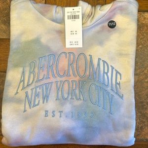 Abercrombie Fitch Girls Hoodie, Tie Dye, Size 11/12